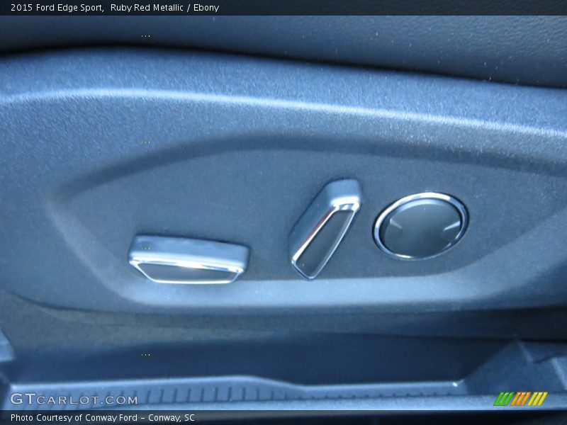 Ruby Red Metallic / Ebony 2015 Ford Edge Sport