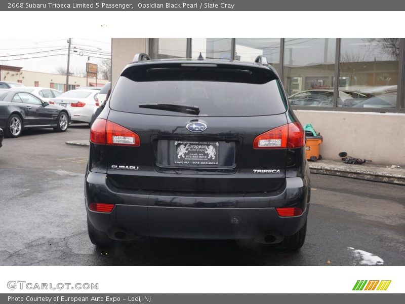 Obsidian Black Pearl / Slate Gray 2008 Subaru Tribeca Limited 5 Passenger