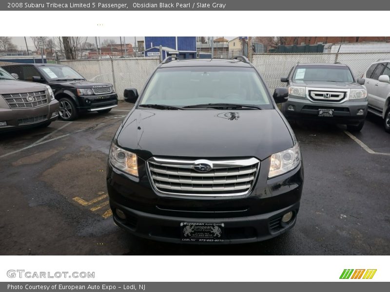 Obsidian Black Pearl / Slate Gray 2008 Subaru Tribeca Limited 5 Passenger