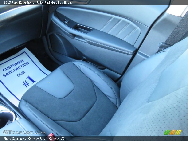 Ruby Red Metallic / Ebony 2015 Ford Edge Sport