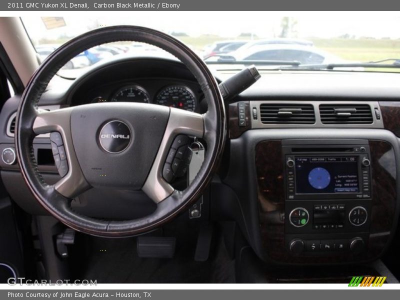 Carbon Black Metallic / Ebony 2011 GMC Yukon XL Denali