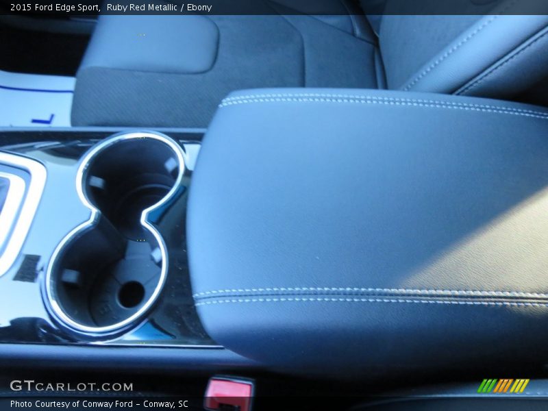 Ruby Red Metallic / Ebony 2015 Ford Edge Sport