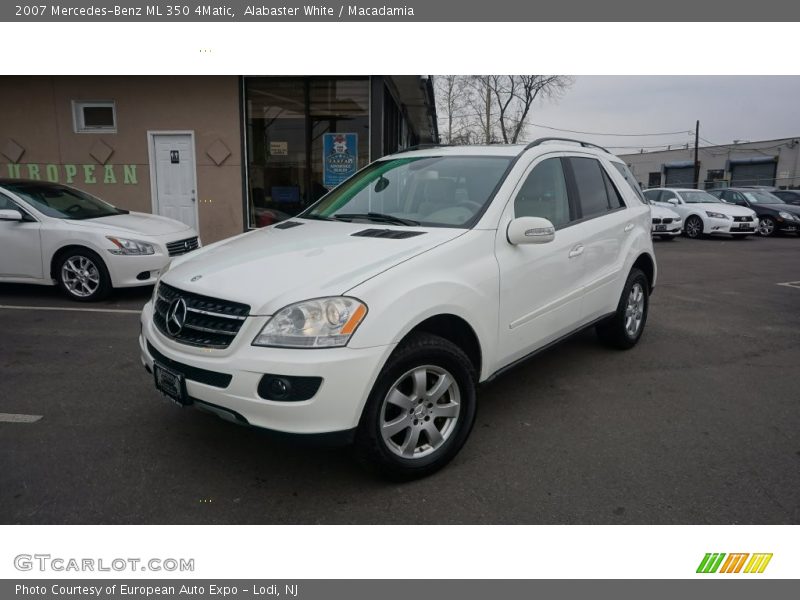 Alabaster White / Macadamia 2007 Mercedes-Benz ML 350 4Matic