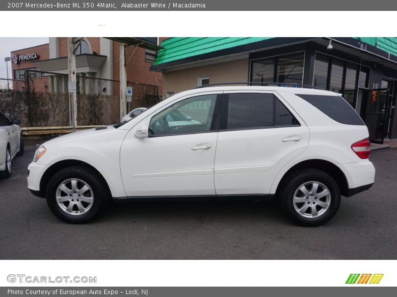 Alabaster White / Macadamia 2007 Mercedes-Benz ML 350 4Matic