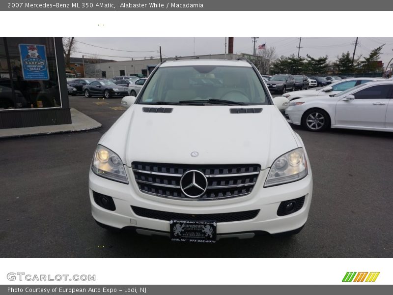 Alabaster White / Macadamia 2007 Mercedes-Benz ML 350 4Matic