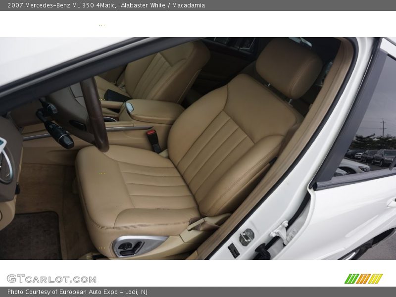 Alabaster White / Macadamia 2007 Mercedes-Benz ML 350 4Matic