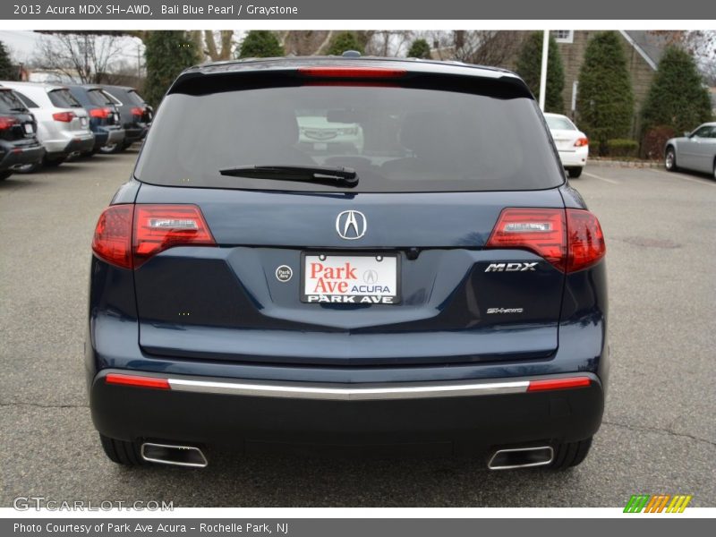 Bali Blue Pearl / Graystone 2013 Acura MDX SH-AWD