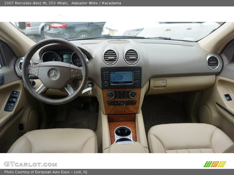 Alabaster White / Macadamia 2007 Mercedes-Benz ML 350 4Matic