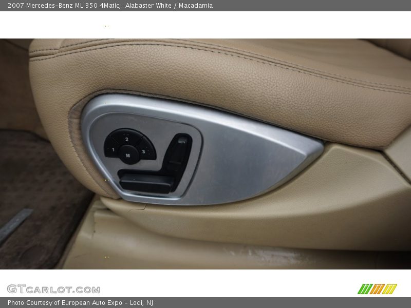 Alabaster White / Macadamia 2007 Mercedes-Benz ML 350 4Matic