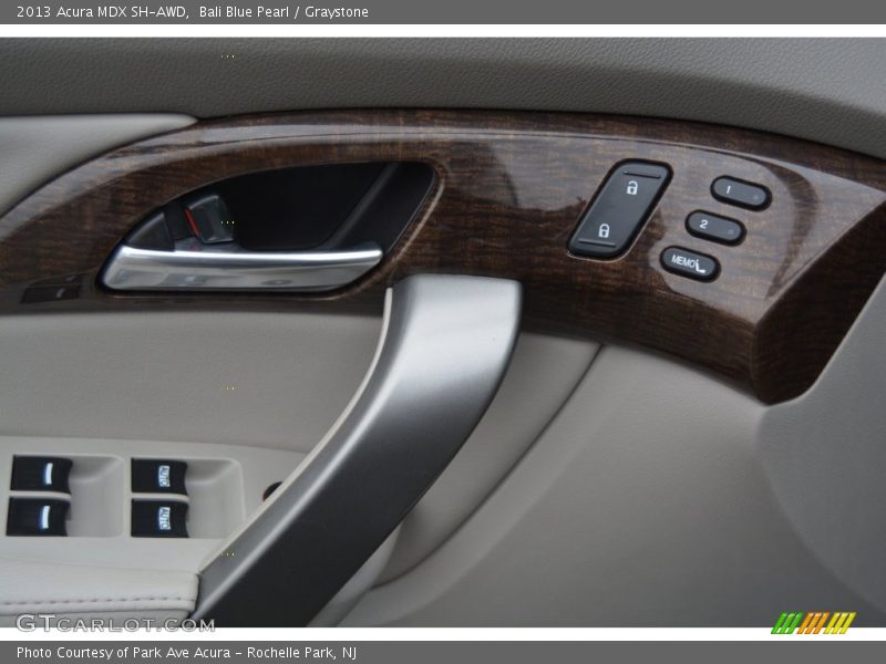 Bali Blue Pearl / Graystone 2013 Acura MDX SH-AWD