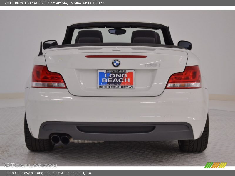 Alpine White / Black 2013 BMW 1 Series 135i Convertible