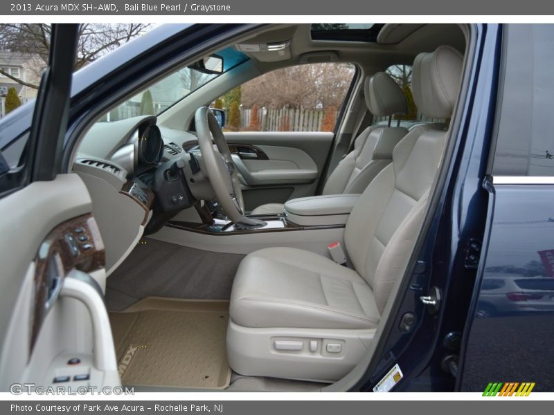 Bali Blue Pearl / Graystone 2013 Acura MDX SH-AWD