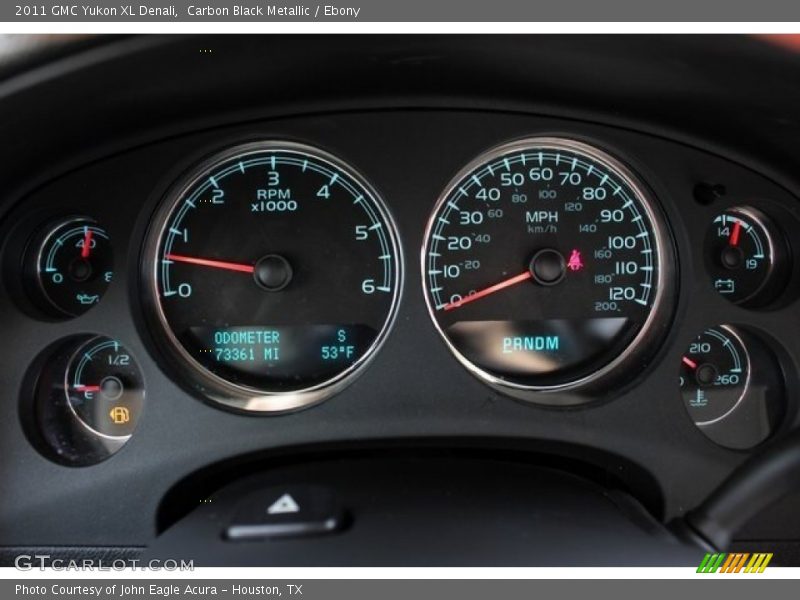 Carbon Black Metallic / Ebony 2011 GMC Yukon XL Denali