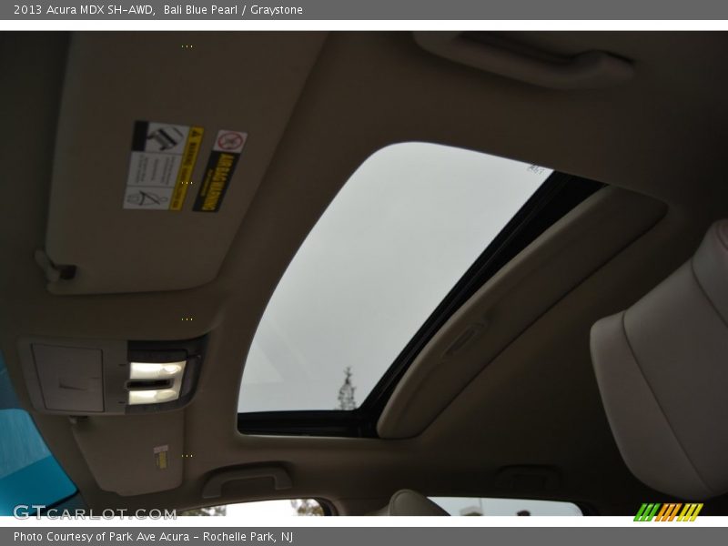 Bali Blue Pearl / Graystone 2013 Acura MDX SH-AWD