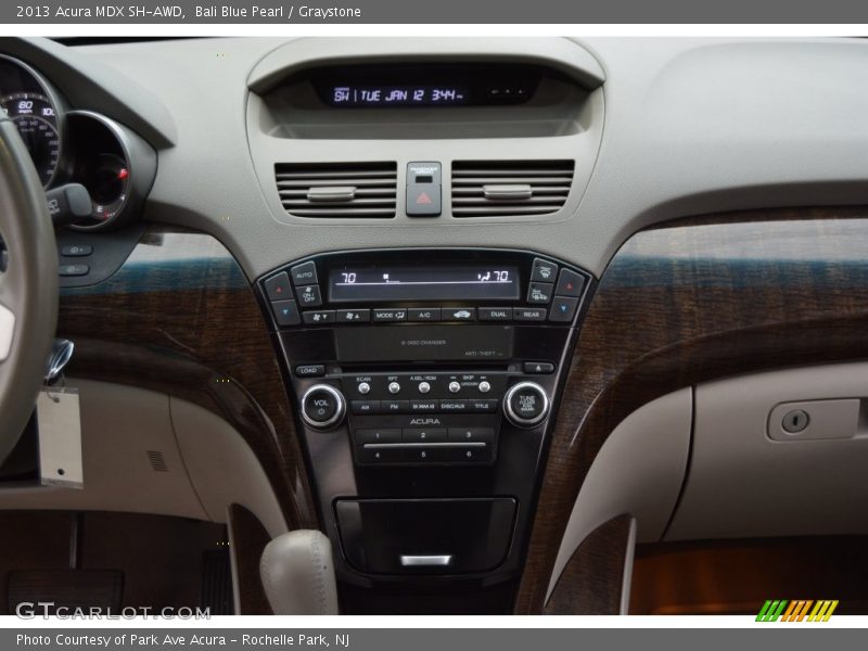 Bali Blue Pearl / Graystone 2013 Acura MDX SH-AWD