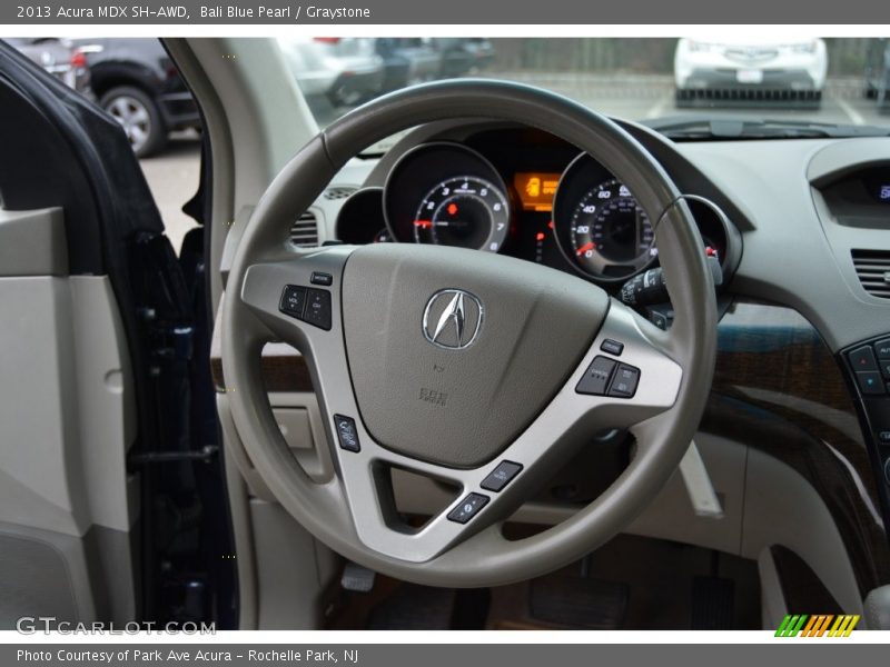 Bali Blue Pearl / Graystone 2013 Acura MDX SH-AWD