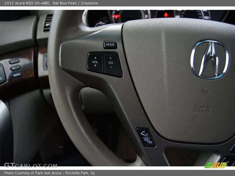 Bali Blue Pearl / Graystone 2013 Acura MDX SH-AWD