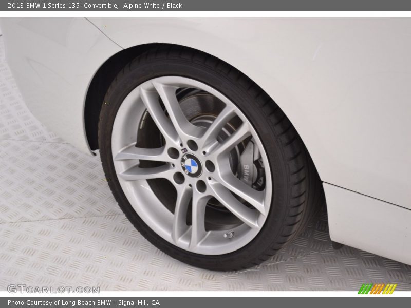 Alpine White / Black 2013 BMW 1 Series 135i Convertible