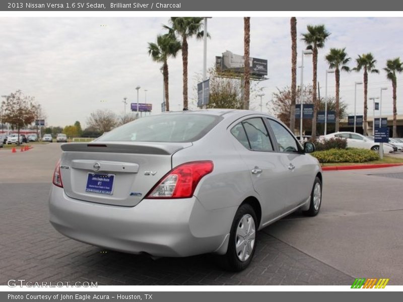 Brilliant Silver / Charcoal 2013 Nissan Versa 1.6 SV Sedan