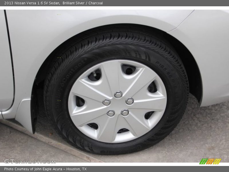 Brilliant Silver / Charcoal 2013 Nissan Versa 1.6 SV Sedan
