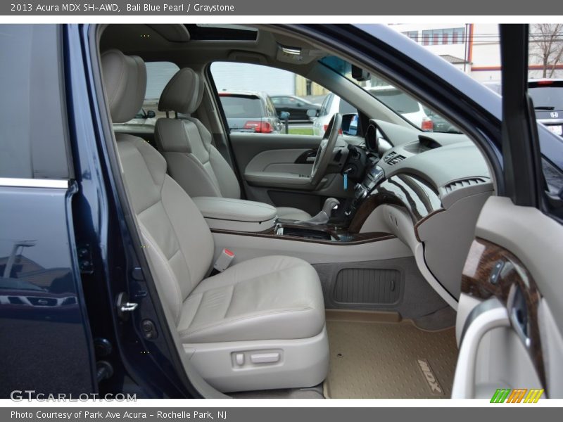 Bali Blue Pearl / Graystone 2013 Acura MDX SH-AWD