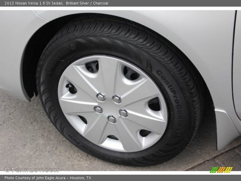 Brilliant Silver / Charcoal 2013 Nissan Versa 1.6 SV Sedan
