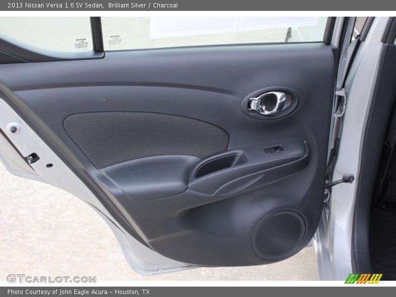 Brilliant Silver / Charcoal 2013 Nissan Versa 1.6 SV Sedan