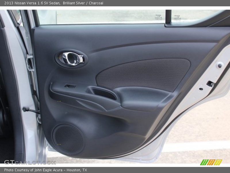Brilliant Silver / Charcoal 2013 Nissan Versa 1.6 SV Sedan