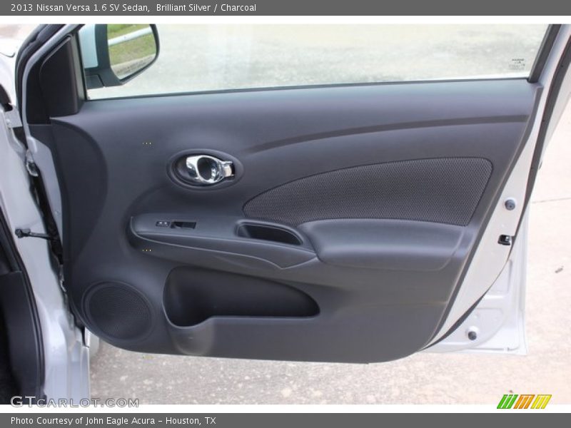 Brilliant Silver / Charcoal 2013 Nissan Versa 1.6 SV Sedan