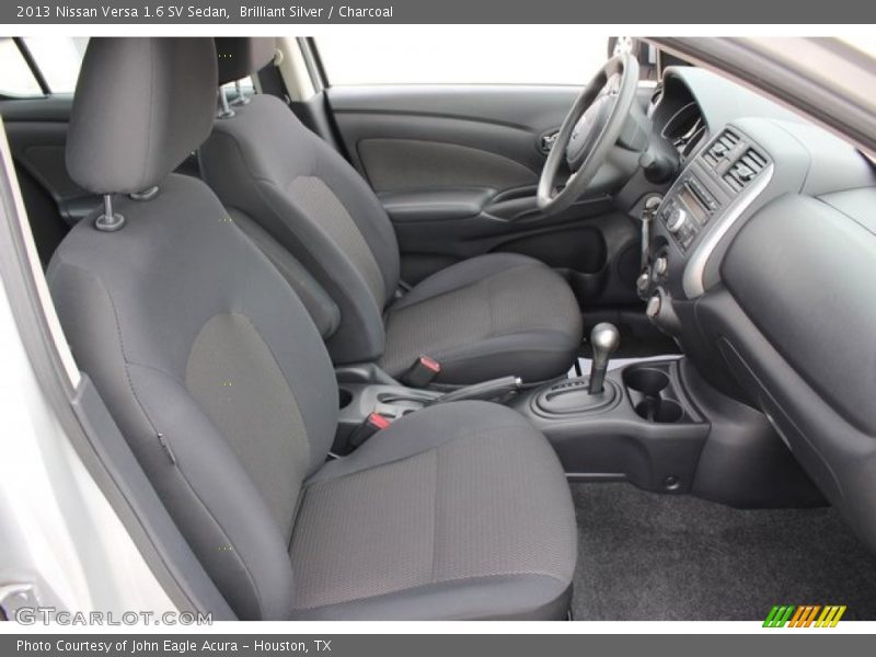 Brilliant Silver / Charcoal 2013 Nissan Versa 1.6 SV Sedan
