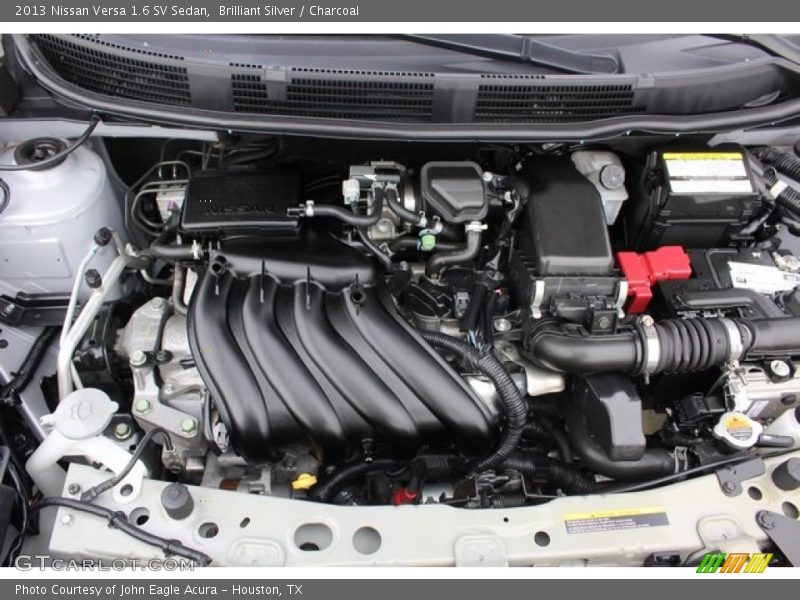 Brilliant Silver / Charcoal 2013 Nissan Versa 1.6 SV Sedan