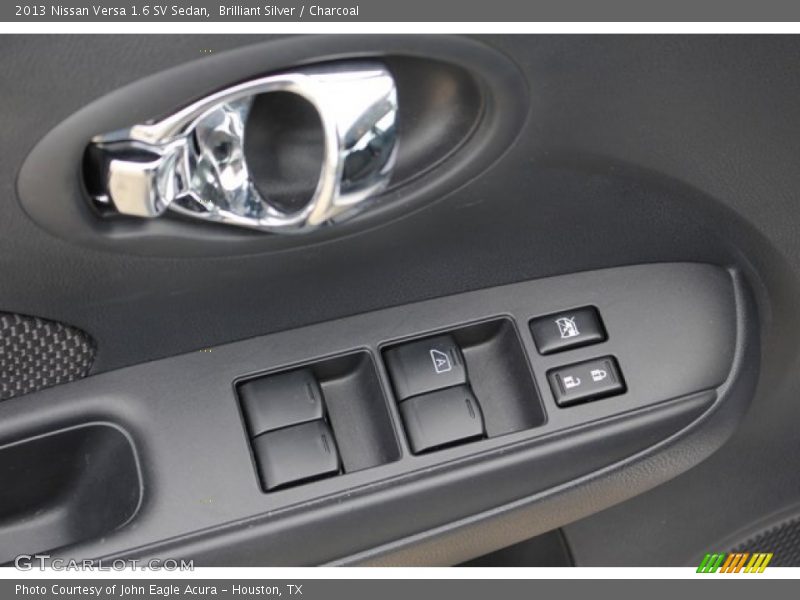 Brilliant Silver / Charcoal 2013 Nissan Versa 1.6 SV Sedan