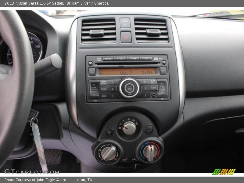 Brilliant Silver / Charcoal 2013 Nissan Versa 1.6 SV Sedan