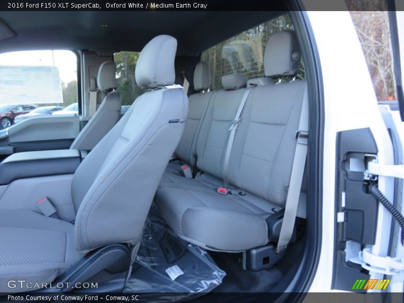 Rear Seat of 2016 F150 XLT SuperCab