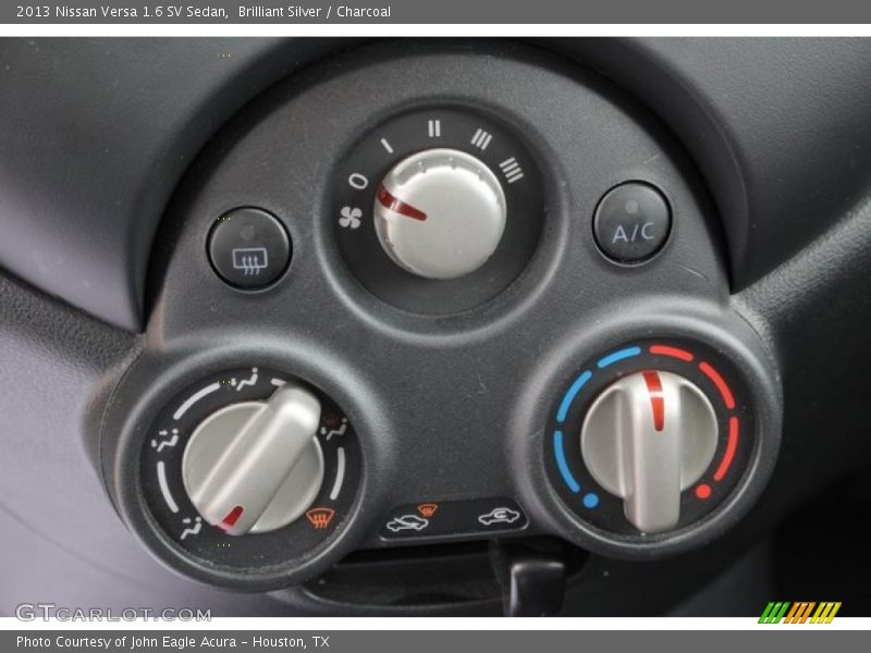 Brilliant Silver / Charcoal 2013 Nissan Versa 1.6 SV Sedan