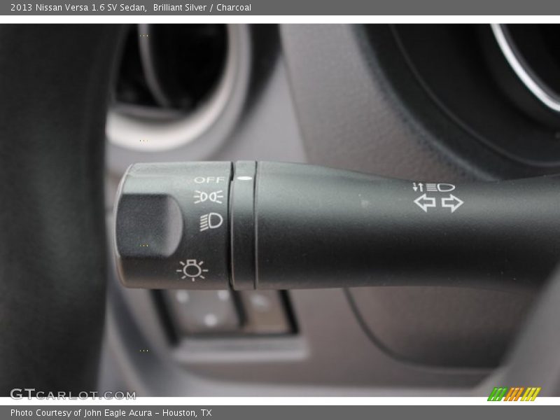 Brilliant Silver / Charcoal 2013 Nissan Versa 1.6 SV Sedan