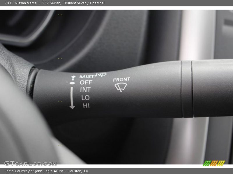 Brilliant Silver / Charcoal 2013 Nissan Versa 1.6 SV Sedan