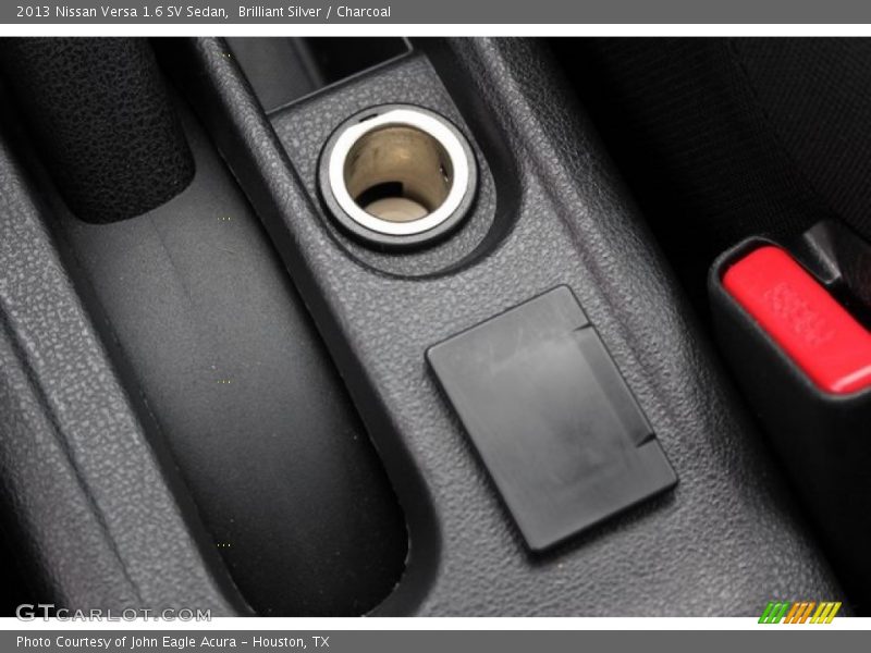 Brilliant Silver / Charcoal 2013 Nissan Versa 1.6 SV Sedan