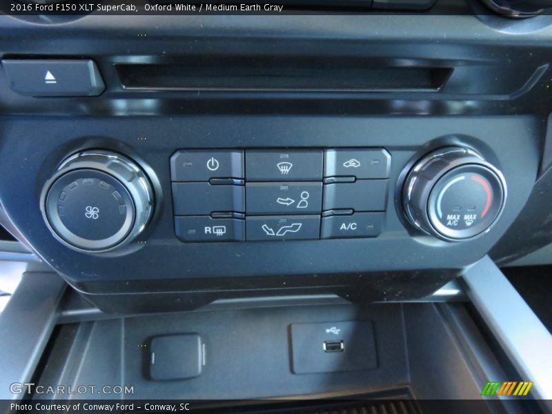 Controls of 2016 F150 XLT SuperCab