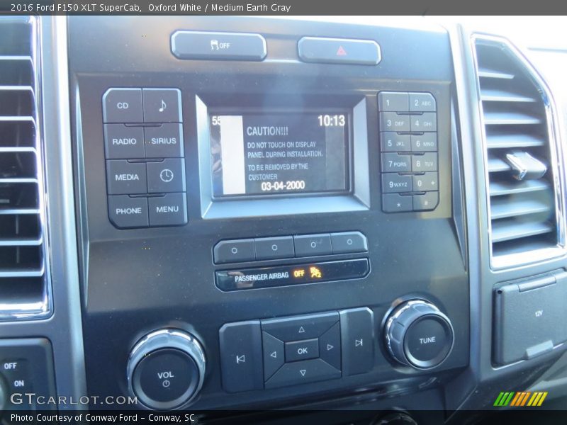 Controls of 2016 F150 XLT SuperCab