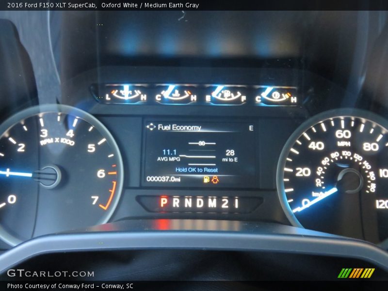  2016 F150 XLT SuperCab XLT SuperCab Gauges