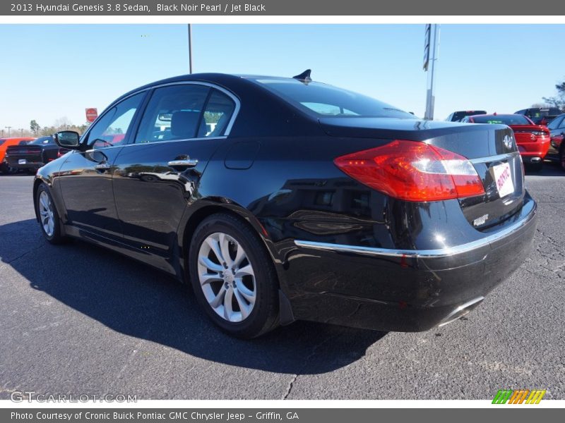 Black Noir Pearl / Jet Black 2013 Hyundai Genesis 3.8 Sedan