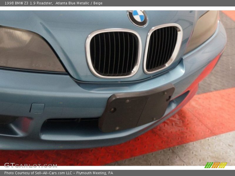 Atlanta Blue Metallic / Beige 1998 BMW Z3 1.9 Roadster