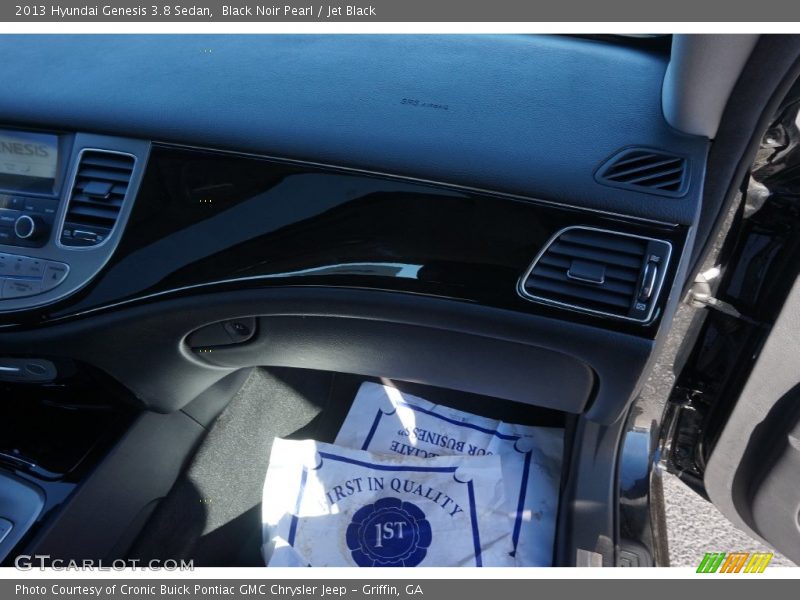 Black Noir Pearl / Jet Black 2013 Hyundai Genesis 3.8 Sedan