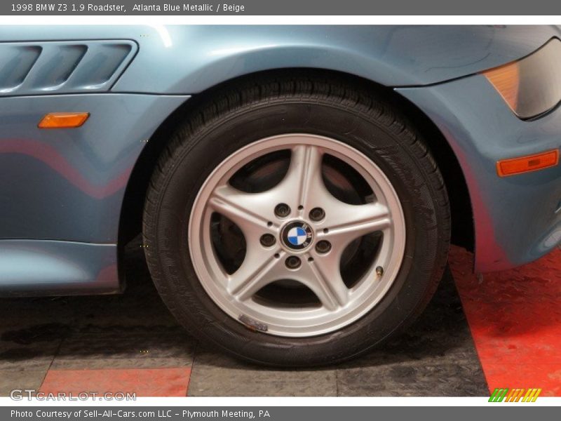 Atlanta Blue Metallic / Beige 1998 BMW Z3 1.9 Roadster