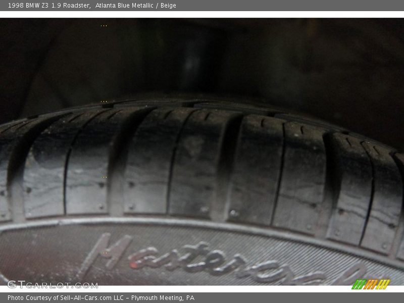 Atlanta Blue Metallic / Beige 1998 BMW Z3 1.9 Roadster