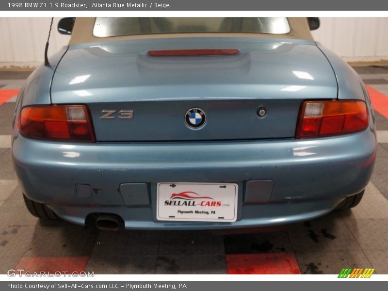 Atlanta Blue Metallic / Beige 1998 BMW Z3 1.9 Roadster