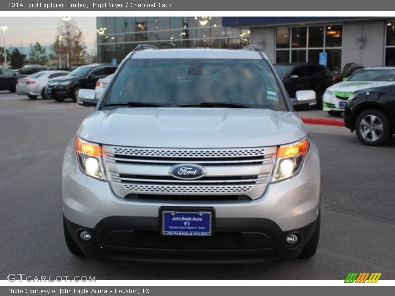 Ingot Silver / Charcoal Black 2014 Ford Explorer Limited