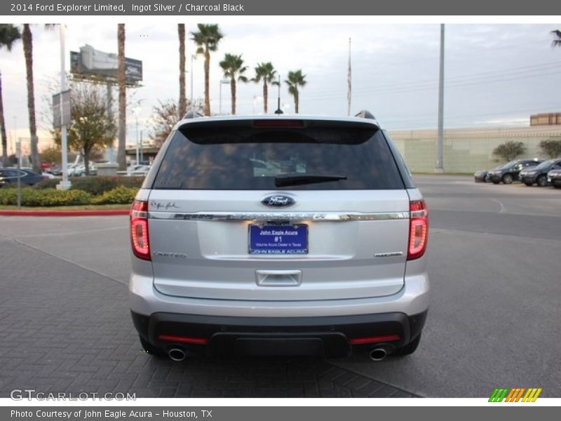 Ingot Silver / Charcoal Black 2014 Ford Explorer Limited