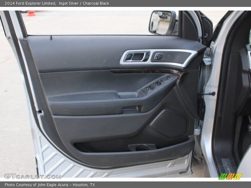 Ingot Silver / Charcoal Black 2014 Ford Explorer Limited